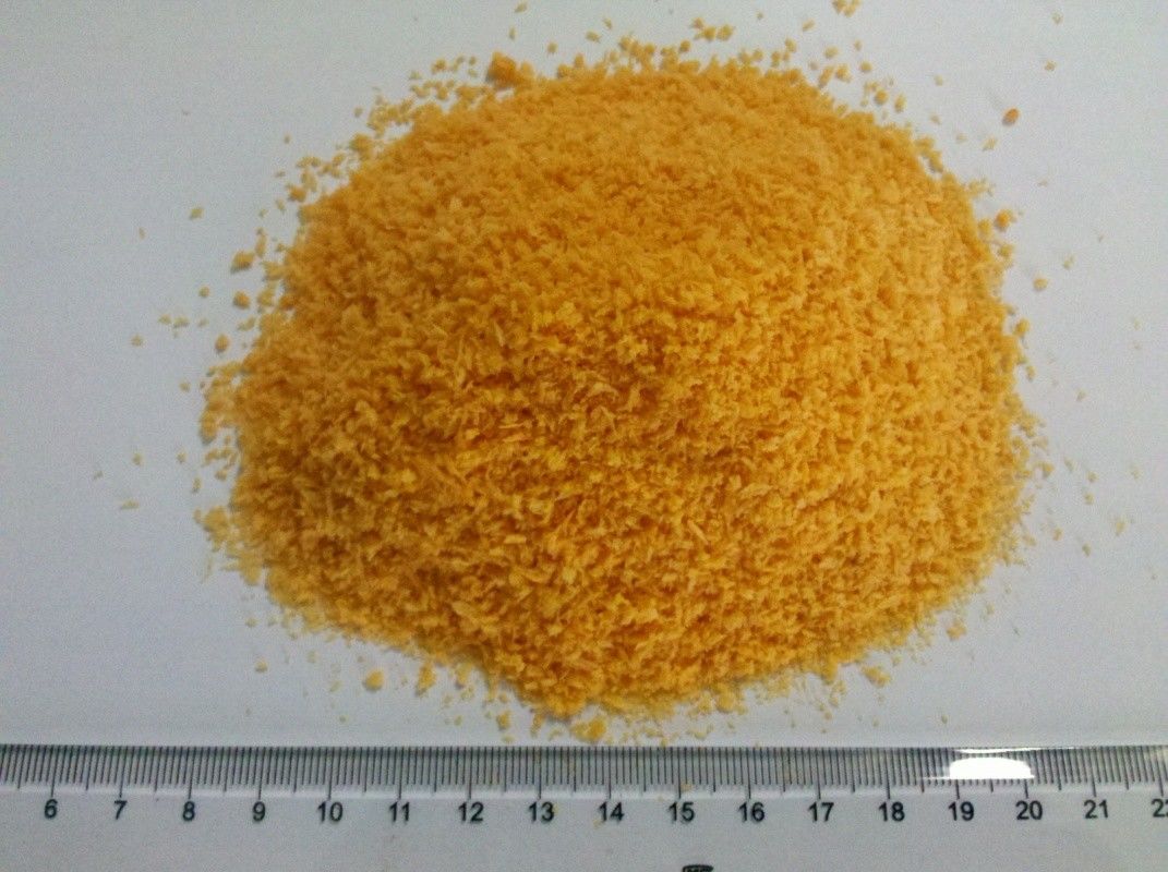Żółta panierka panko w kształcie igły 5 mm, certyfikat HACCP, do smażenia krewetek lub kurczaka