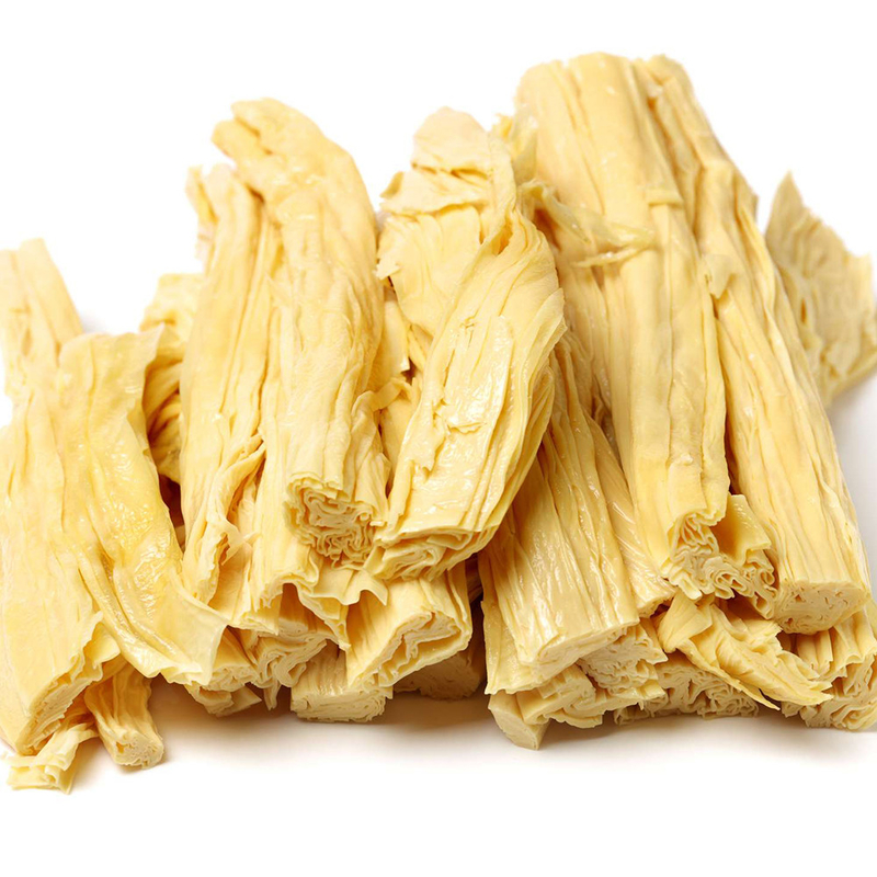 Białko Włókno Jasnożółte Białko Kurczak Tofu Skóra Suszone Białko Kurczaki Kastki Kartonowe Opakowanie - 500 g
