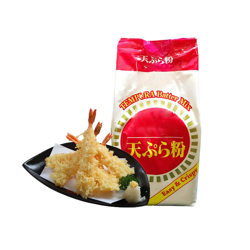 Biały Tempura Powder Shrimp Tempura Bag z 18 miesiącami trwałości Gładka konsystencja Przechowywać chłodnie wysuszyć.