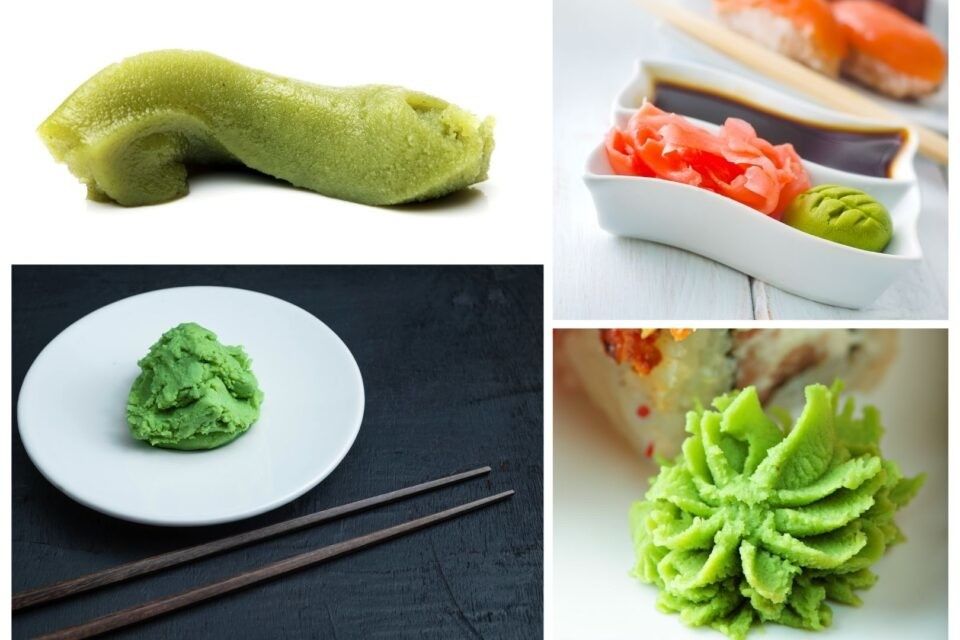 80-100 Mesh Czyste Wasabi Powder Zielony Naturalny Kolor Pikantny Smak