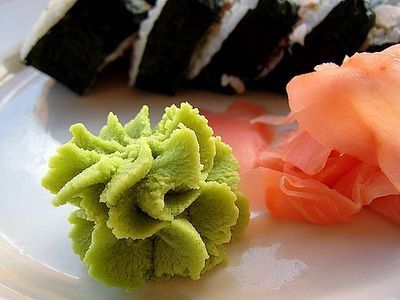80-100 Mesh Czyste Wasabi Powder Zielony Naturalny Kolor Pikantny Smak