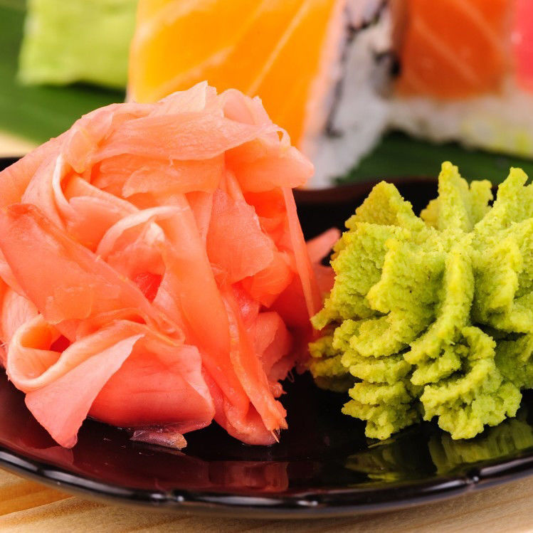 Gorący produkt Jasnozielony Suchy Proszek Wasabi Sushi Proszek Wasabi Do Restauracji