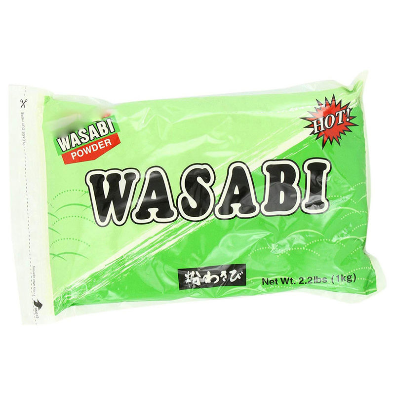 Proszek Wasabi Proszek Wasabi 1 kg Proszek Wasabi Przyprawa Pikantny 1 kg Worek Zielony Czyste Proszek Wasabi ABC