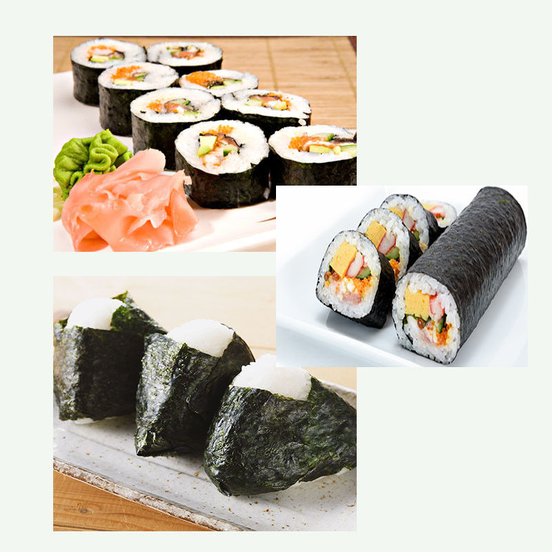 Ciemny kolor 19*21cm Pieczone wodorosty Nori Nori 280g 100stron