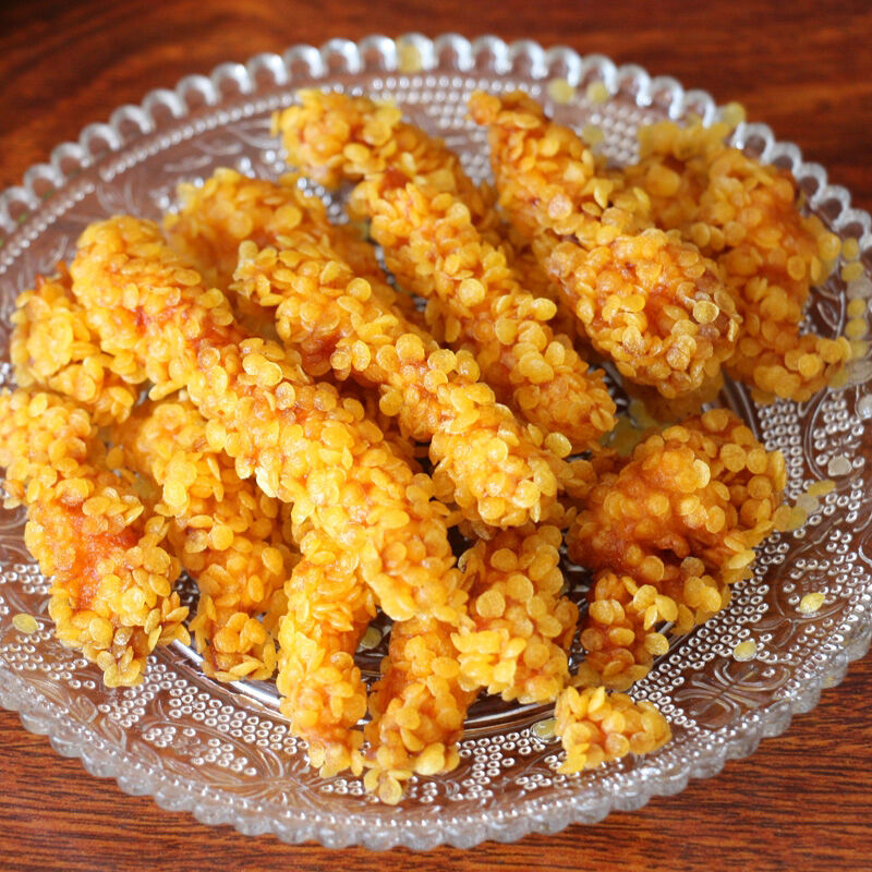 Japońska panierka Panko Premium o jednolitym rozmiarze cząstek 4-6 mm, niska kaloryczność oraz certyfikaty ISO HACCP Kosher
