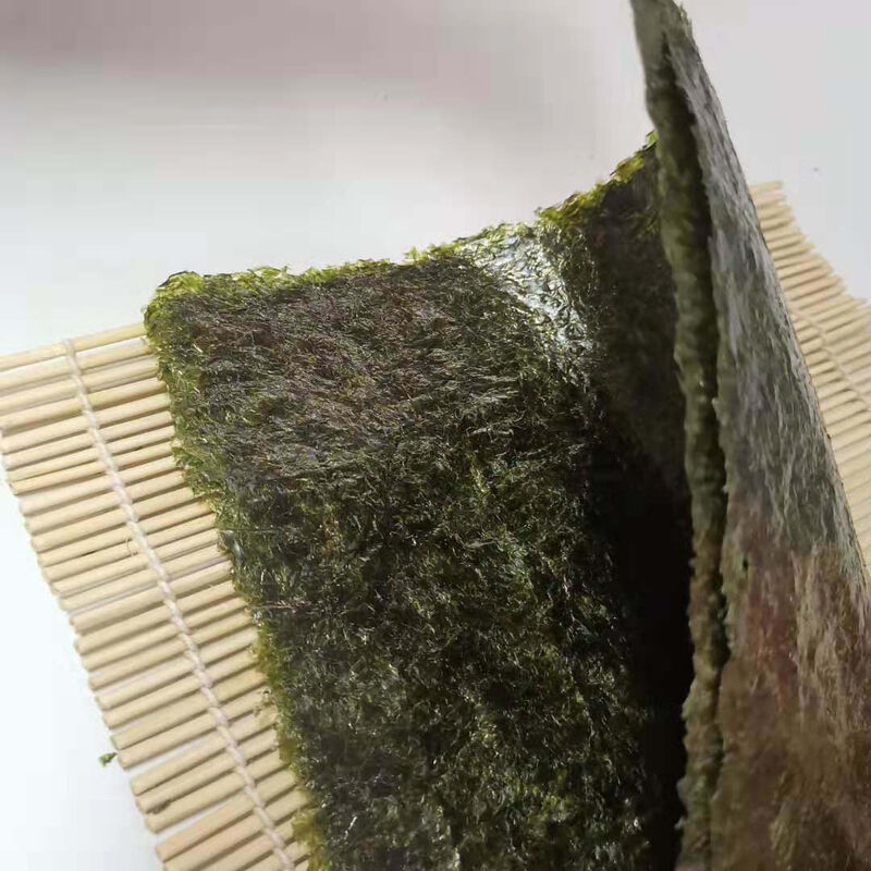 Sushi Nori Roasted Seaweed Sheets Grade A 19x21cm 100 Sheets Per Bag Wholesale Restaurant Bulk Dark Green Yaki Nori