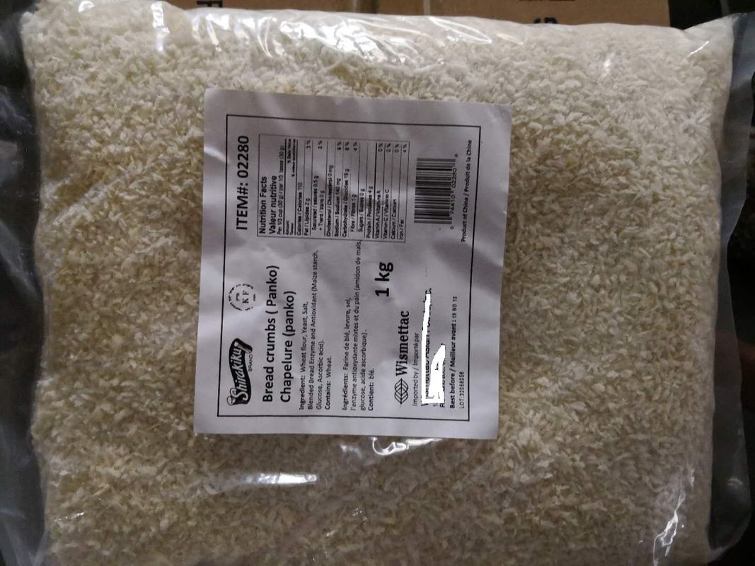 Bułka tarta Panko z pszenicy o maksymalnej wilgotności 10% i rozmiarze 2-12 mm do chrupiącej panierki