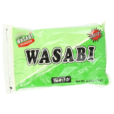 1 kg pikantnego i ostrego czystego proszku Wasabi, 2 lata trwałości