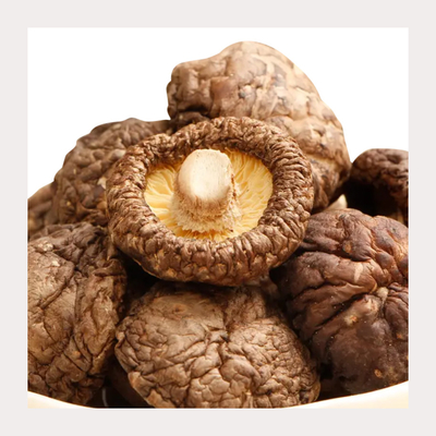 100% naturalne suszone grzyby Shiitake bez dodatków