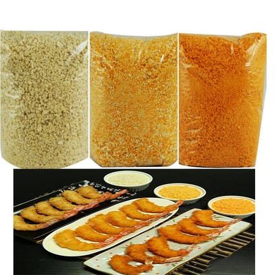 Żółte chrupiące japońskie okruchy chleba Panko do smażenia