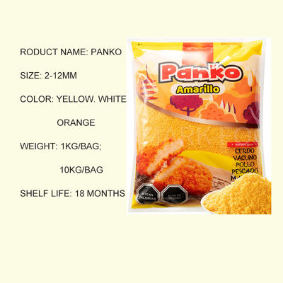 Chińska Fabryka Wyposażenie Panko Żółte Kruszki Kruszki Kruszki Chleba Do Reataurant
