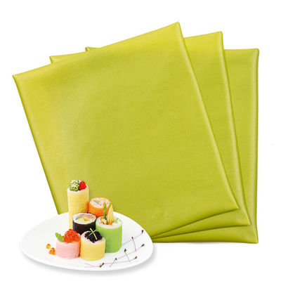 Kolorowe arkusze z mamenori pomarańczowe, żółte, zielone, różowe, sojowe arkusze z krepem do sushi