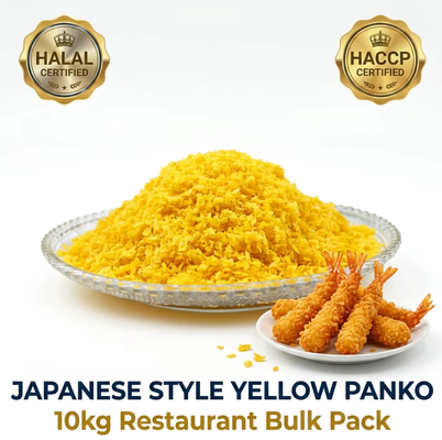 Halal HACCP Certyfikowane japońskie okruchy chlebowe Panko o rozmiarze 4-6 mm dla niskiej absorpcji oleju w smażonej żywności