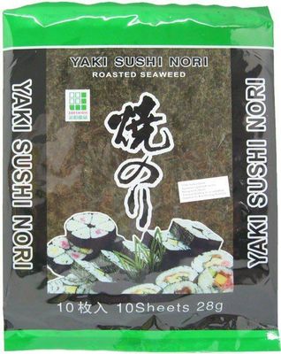 HALAL Organic Wrap Żywność Suszone arkusze Nori 5% wilgoci