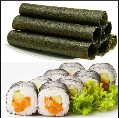 Gold Grade Dark Green 5% Moisture Grade Seaweed Nori 19x21CM